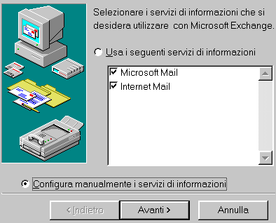 Schermata MS Exchange