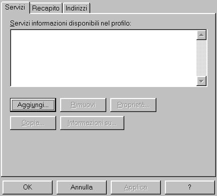 Schermata MS Exchange